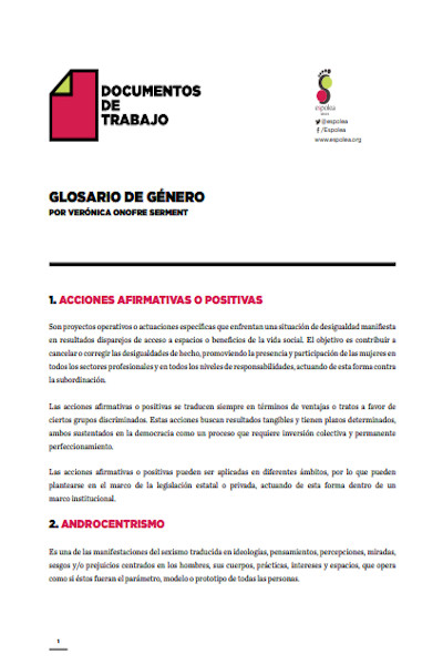 Glosario de género